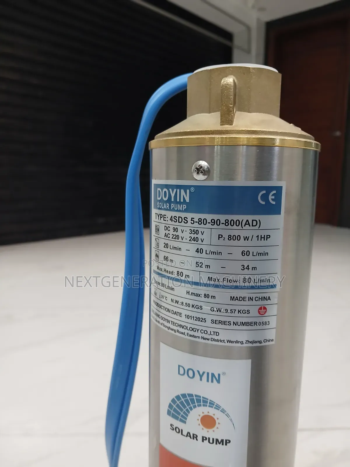 Doyin Solar Water Pump 1hp