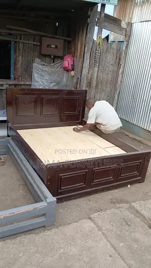 Brown Board Bed