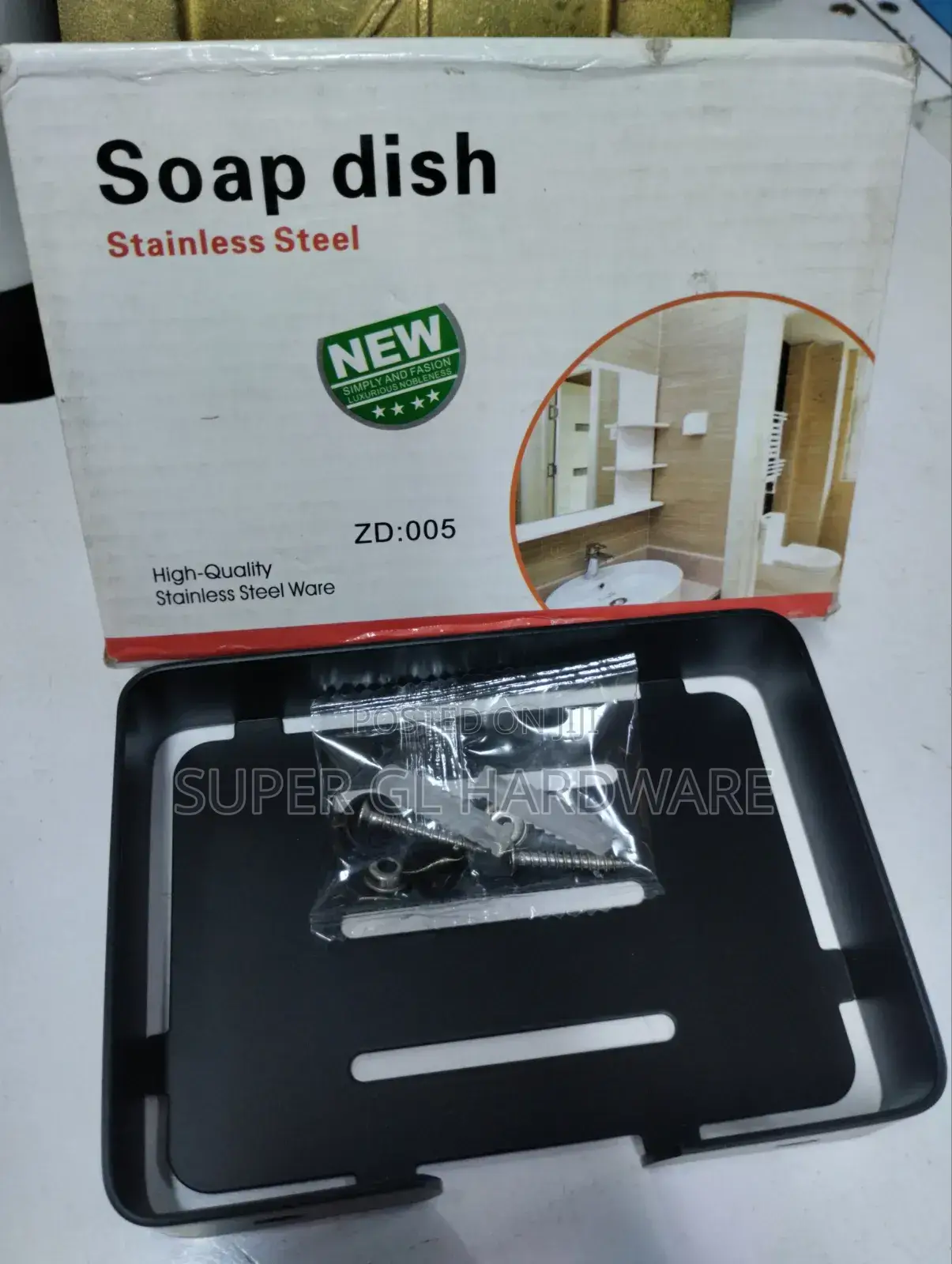 Black Soap Dish