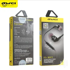 AWEI ES - 30TY Wired Stereo In-ear Earphones Headphones - Black