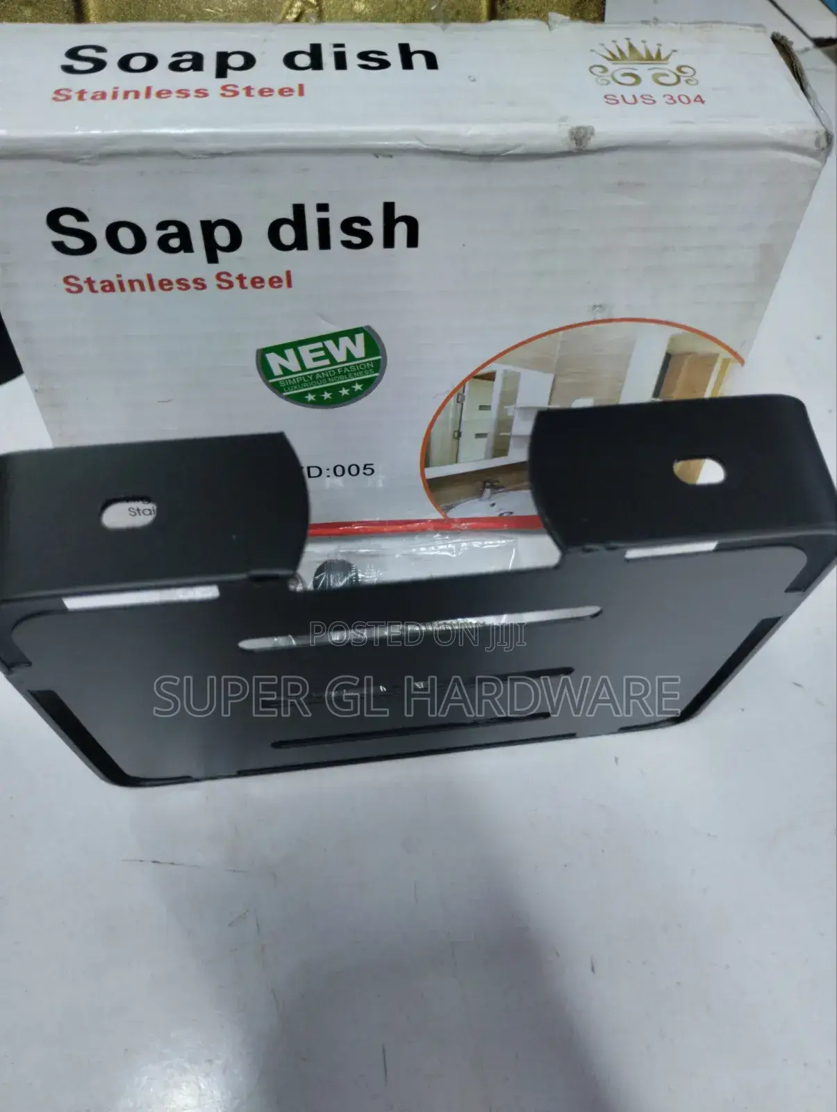 Black Soap Dish