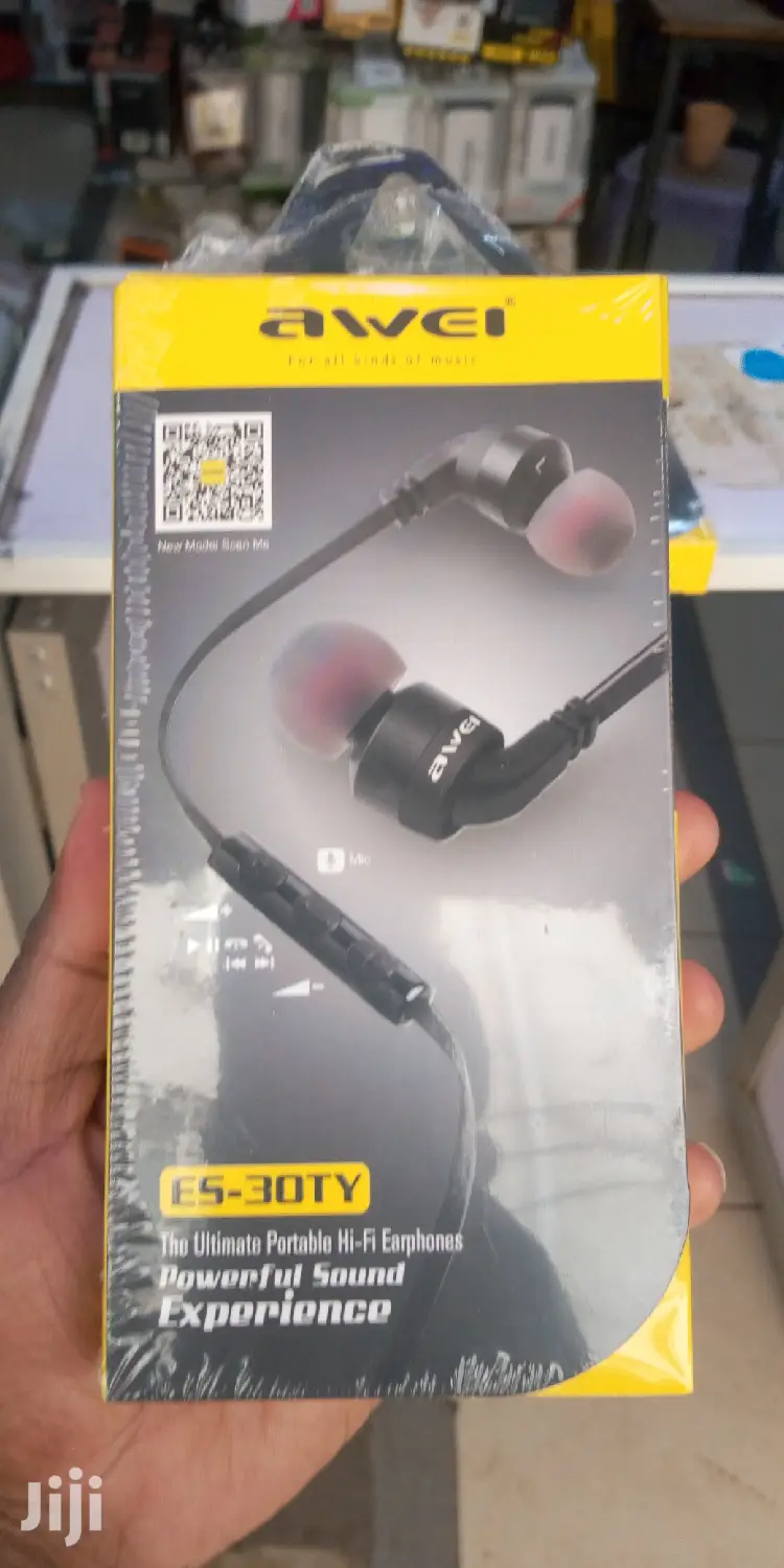 AWEI ES - 30TY Wired Stereo In-ear Earphones Headphones - Black