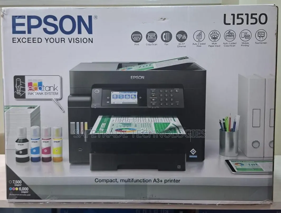 Epson Ecotank L15150 A3 Wi-Fi Duplex All-in-One Ink Tank Printer