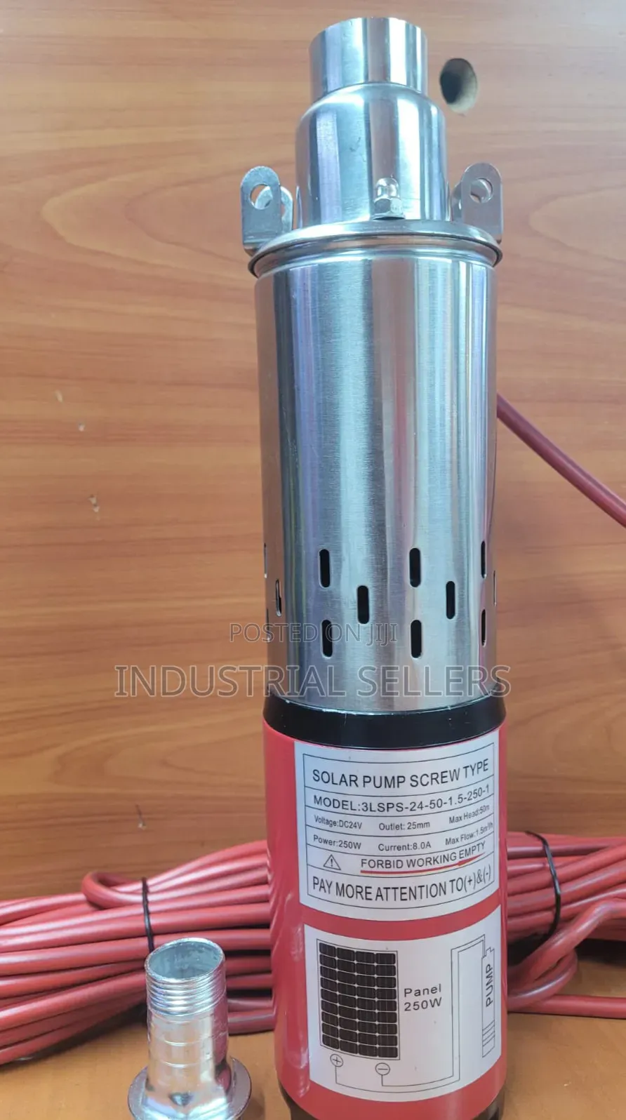 250w 50m Head Solar Submersible Pump