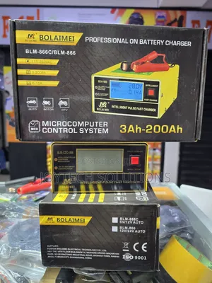 Bolaimei Professional 12v/24v Fast Battery Charger (3ah-200ah)