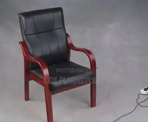 Office Chairs; Executive Bosses and Visitors Chair Wirh Wood Armrest