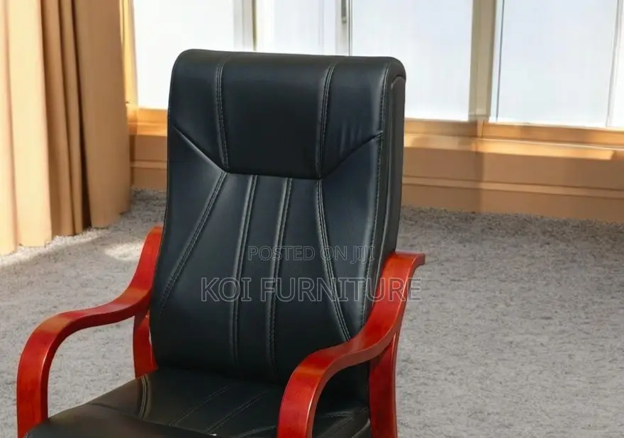 Office Chairs; Executive Bosses and Visitors Chair Wirh Wood Armrest
