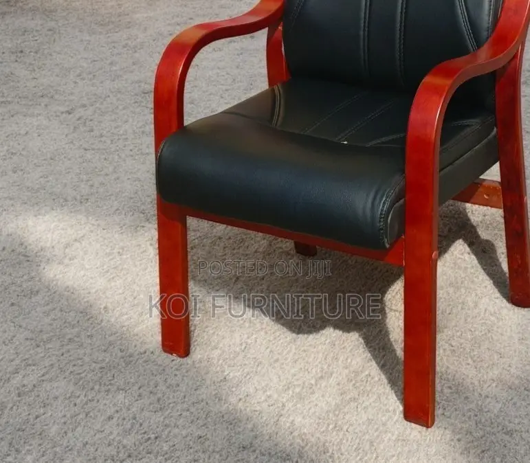 Office Chairs; Executive Bosses and Visitors Chair Wirh Wood Armrest