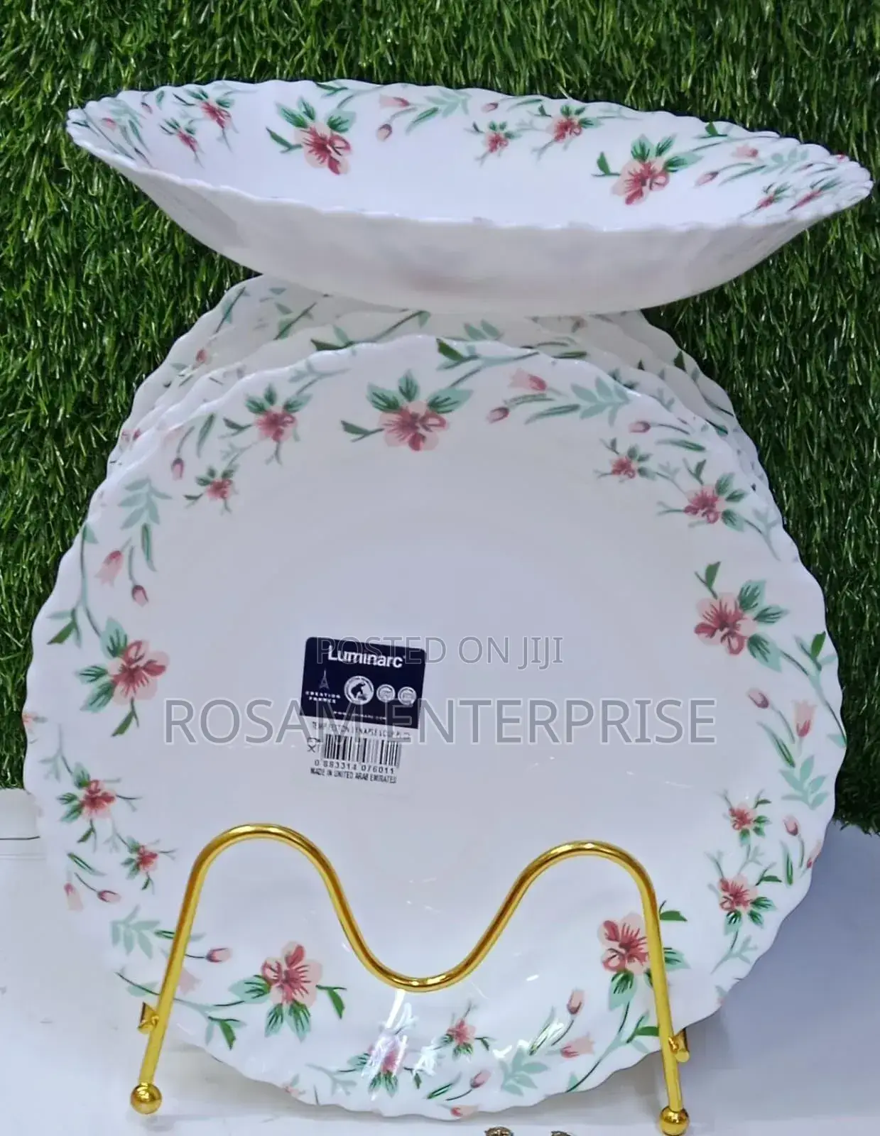 Set of 6pcs Luminarc Plates