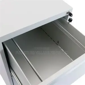 3-Drawer White Metallic Secure Locker Cabinet
