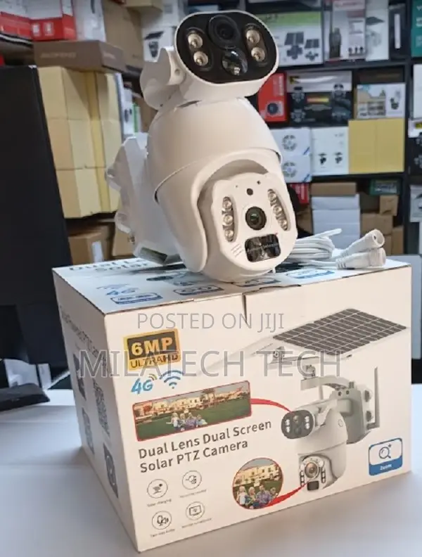 6mp Ubox Camera 4g With 2 Panel