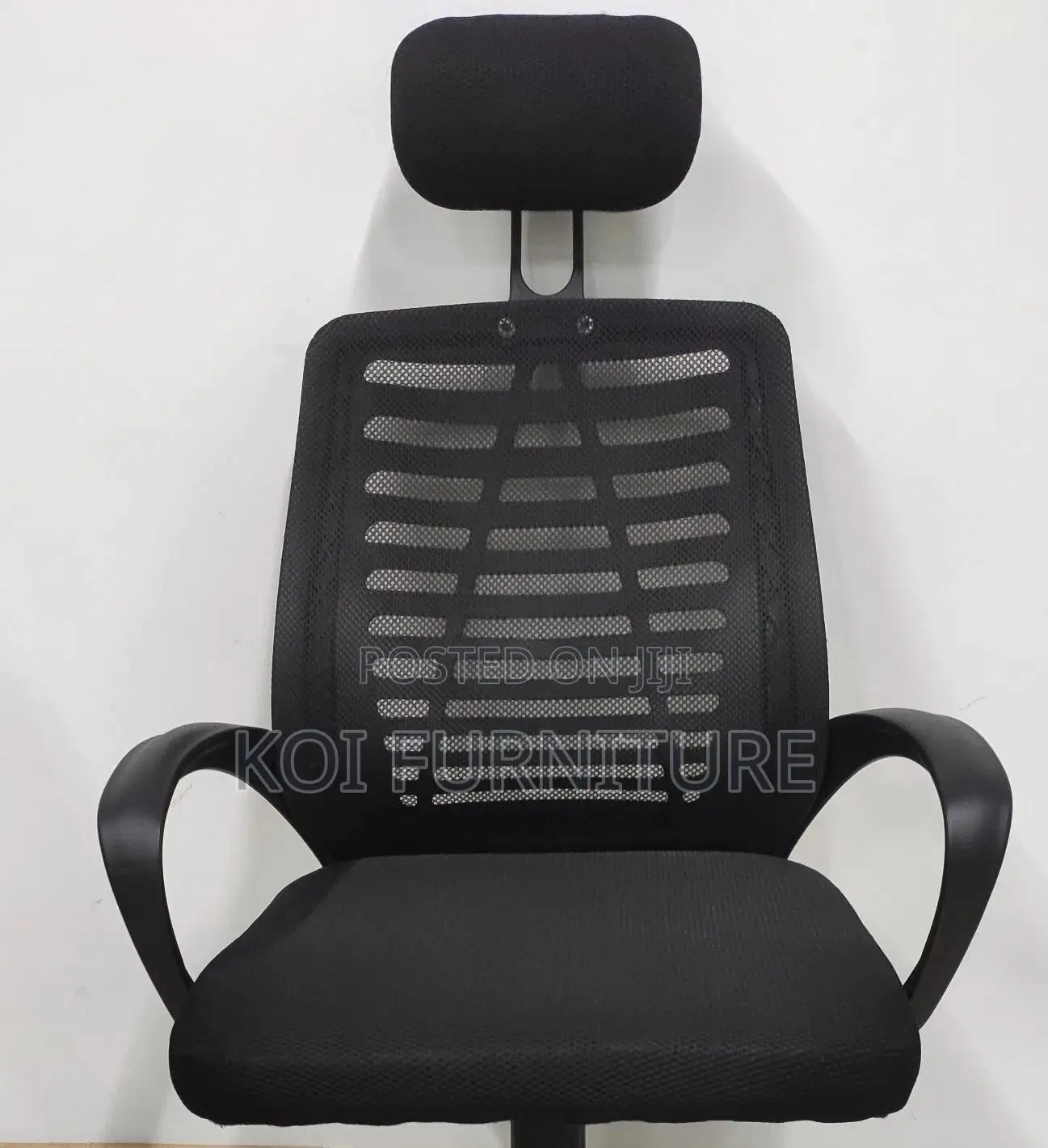 Office Chairs; Pre Loved Headrest Black Style Office Swivel Chairs