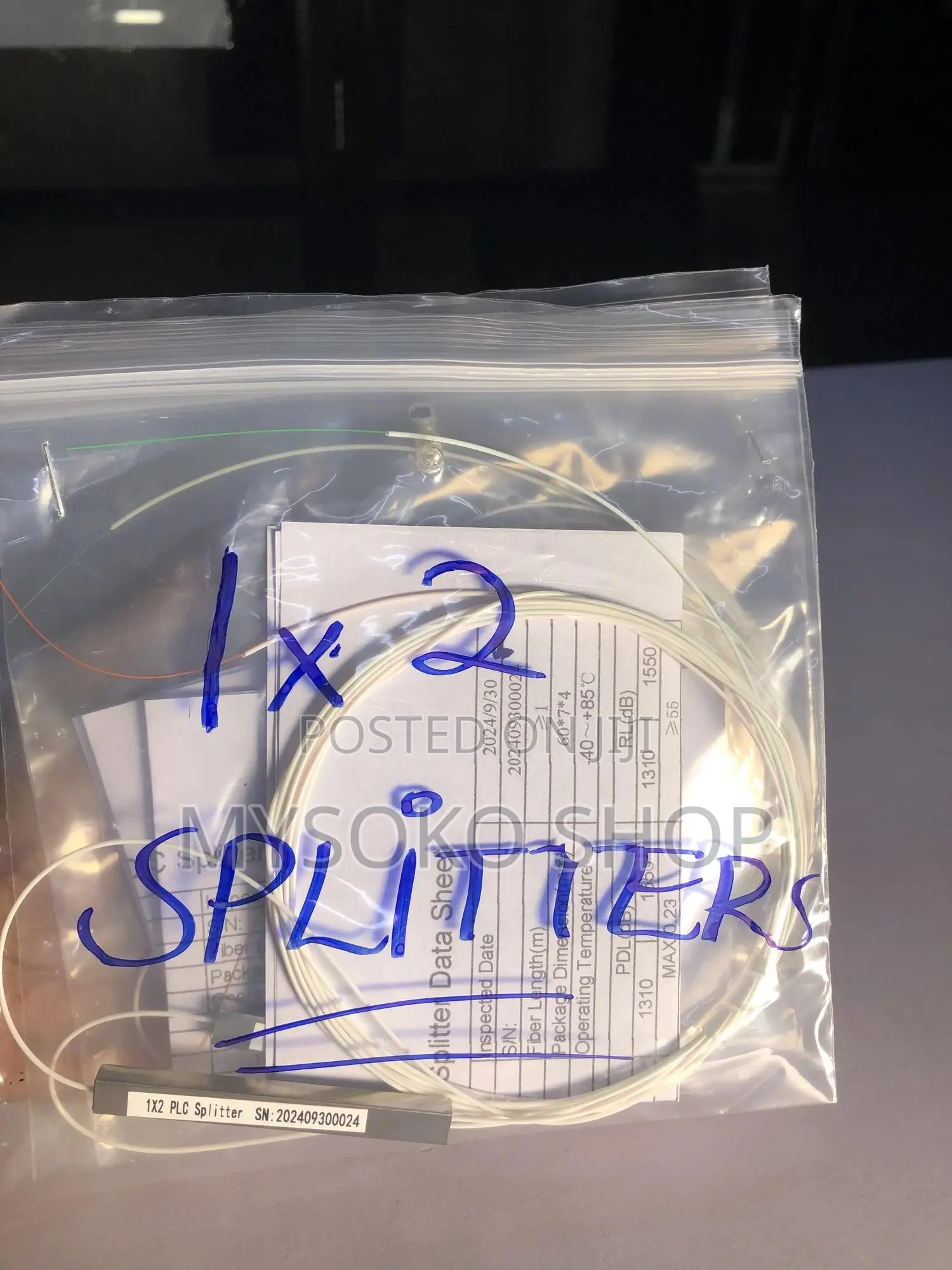 1x2 Fiber PLC Splitter