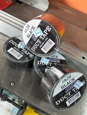 Abro Black Duct Tape Roll