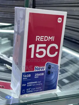 New Xiaomi Redmi 15C 4G 256 GB Black