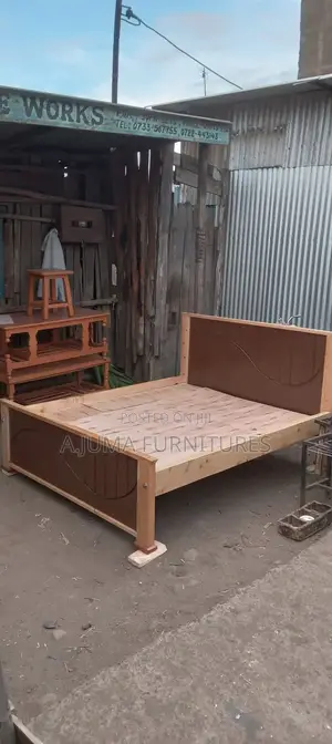 Brown Board Bed