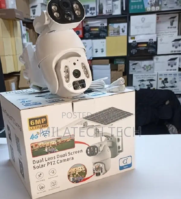 Ubox 6mp Solar Camera Nwater Prove