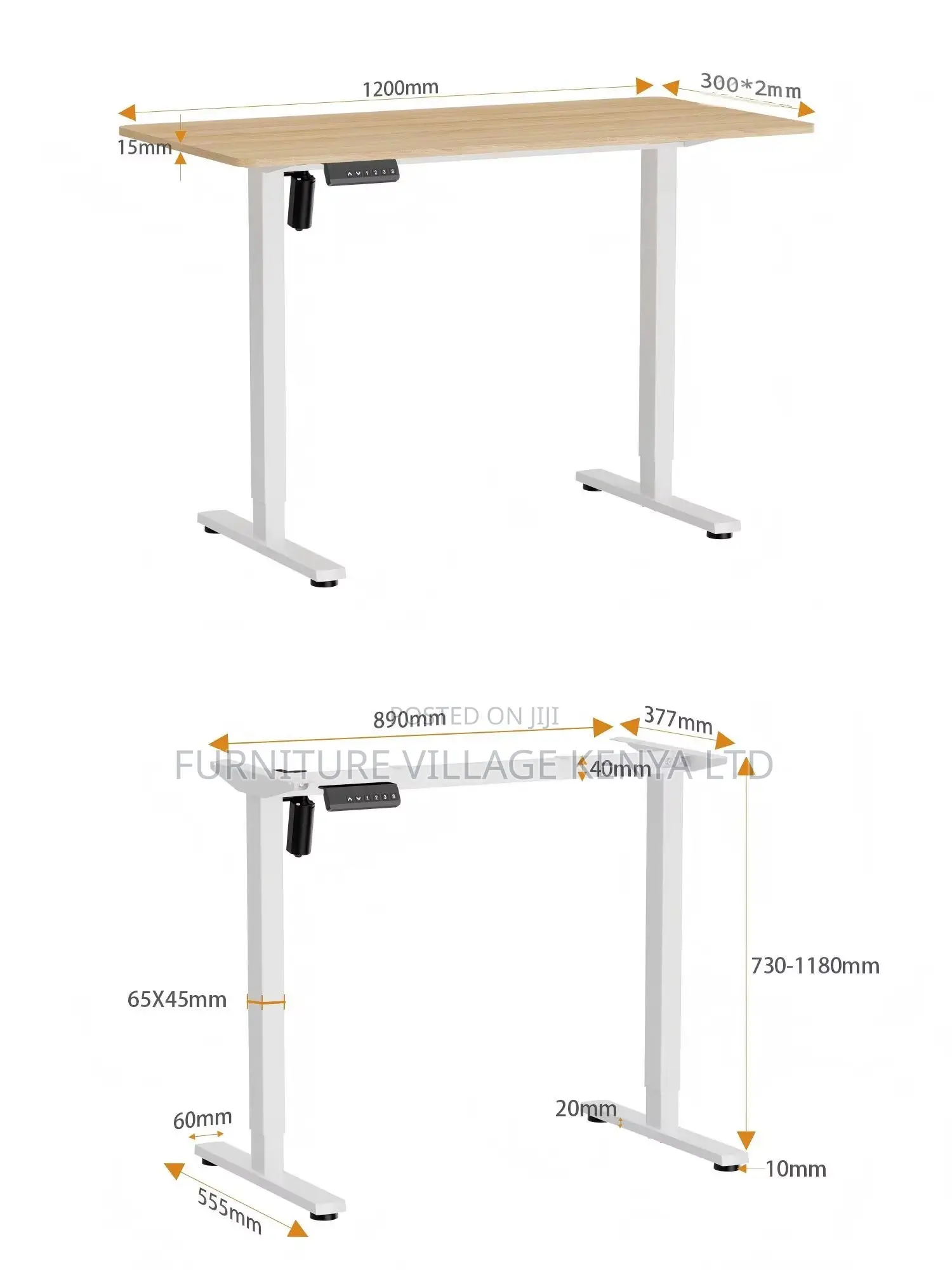 1200mm Electric Smart Home Adjustable Table