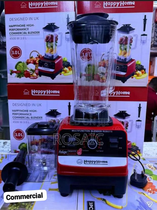 3.0 LTRS 4500watts Happy Home Commercial Blender