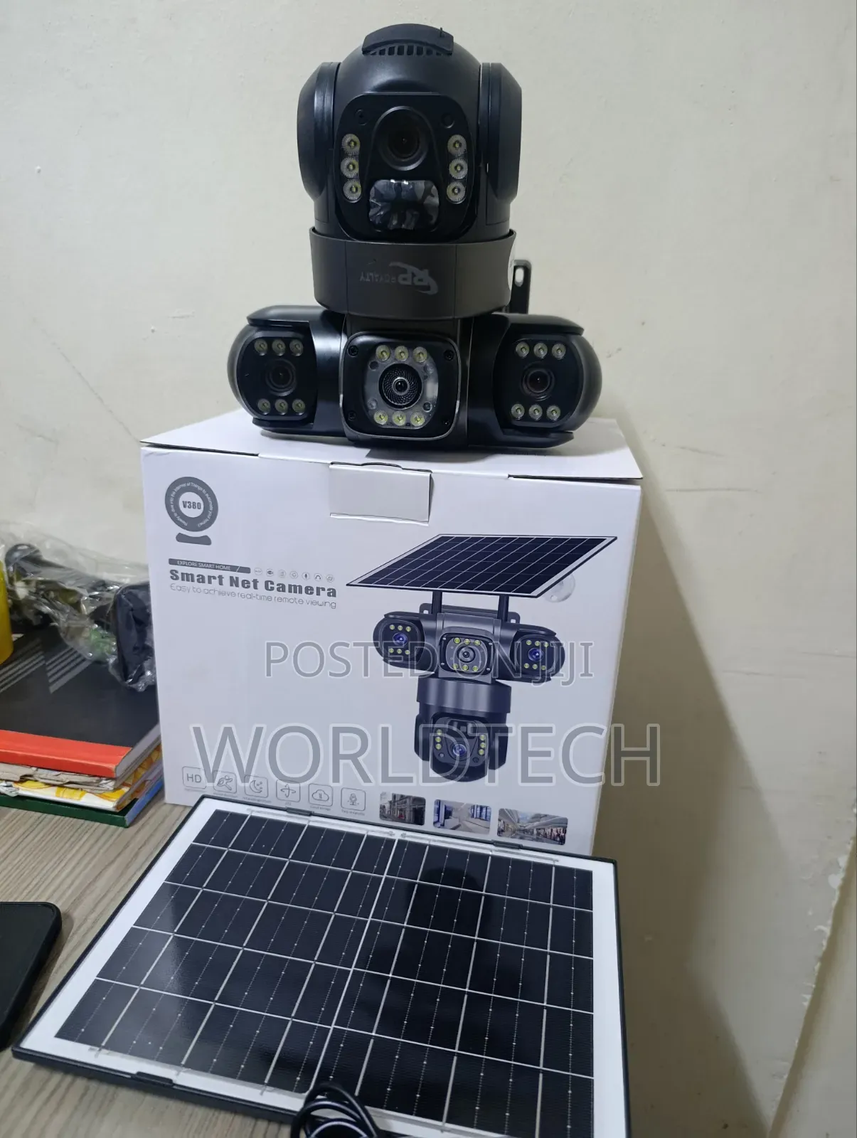 3 in 1 Solar CCTV Camera / Solar Powered CCTV Camera