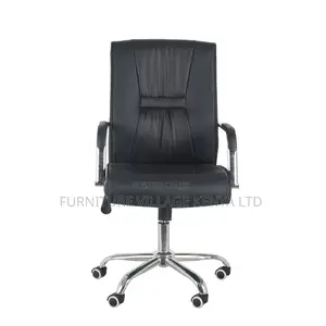 Swivel Executive Leather Arm Home Study Chair