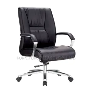 Swivel Executive Leather Arm Home Study Chair
