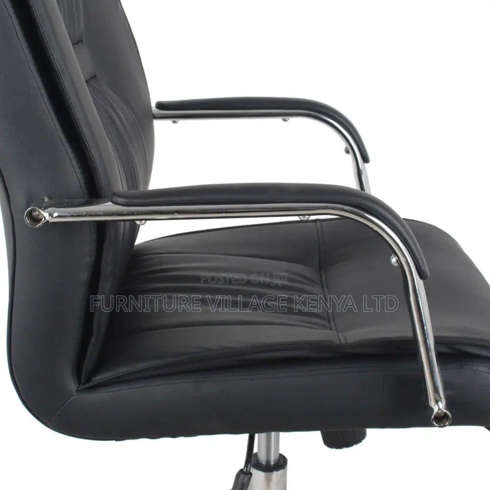 Swivel Executive Leather Arm Home Study Chair