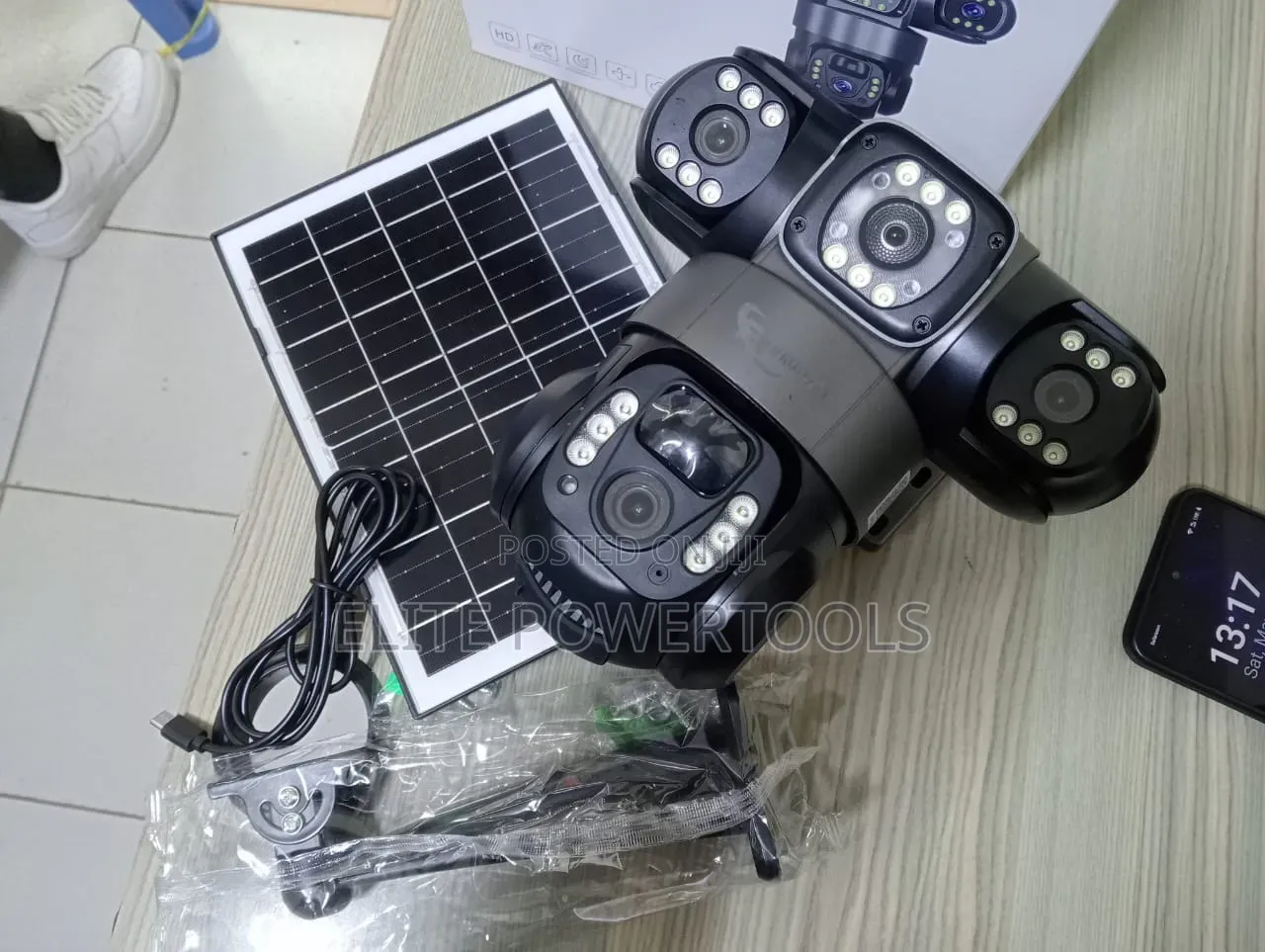 4in One Solar CCTV Camera