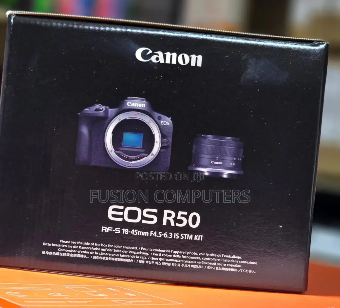 Canon Eos R50 Camera With Rf-S18-45mm
