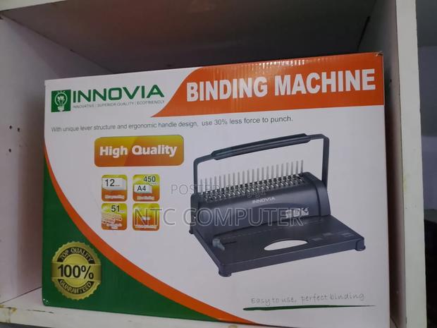 Inovia Comb Binding Machine High Quality Upto 450 Sheets