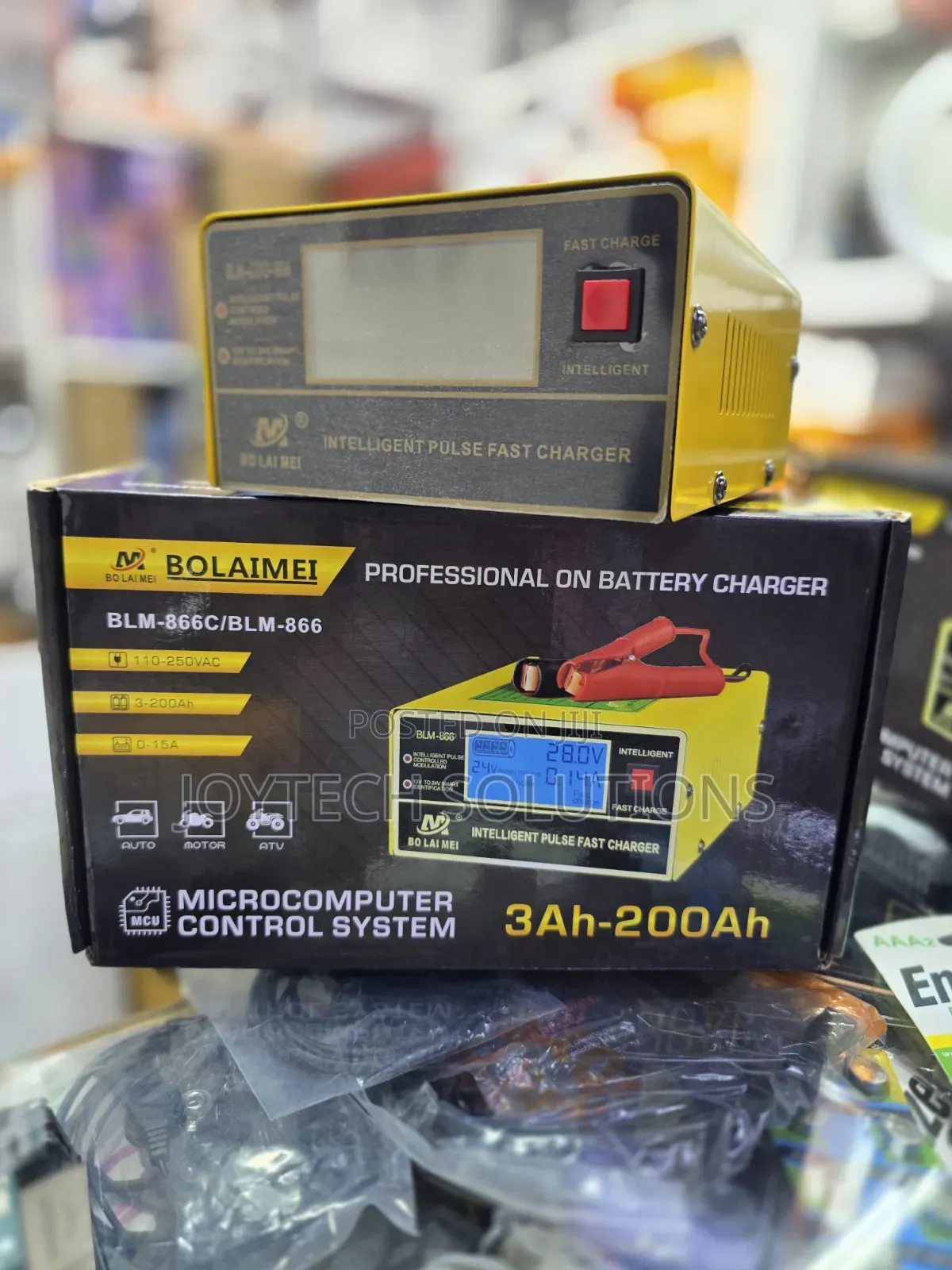 Heavy Duty 12v/24v Smart Battery Charger (3ah-200ah) - Lorry/Car