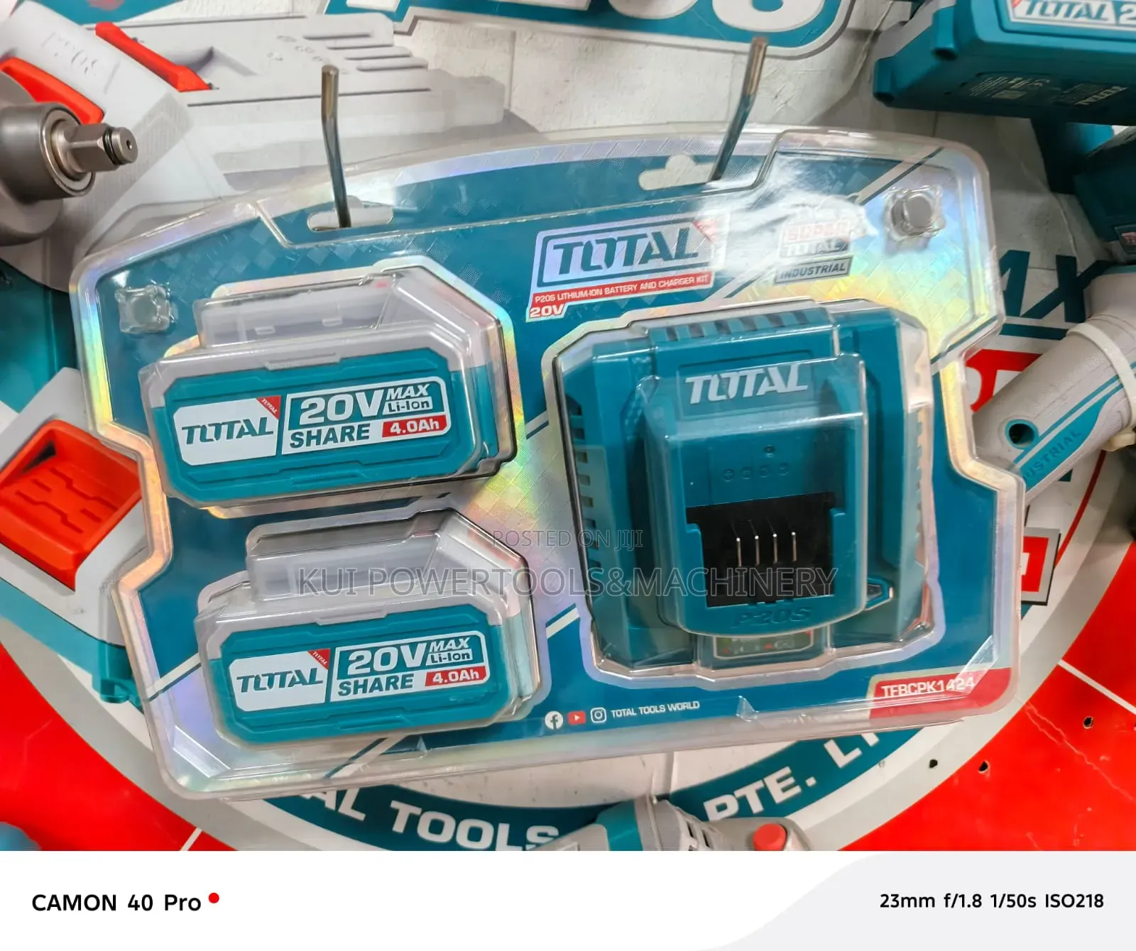 Total Lithium Ion Battery Plus Charger/ Po2 Batteries