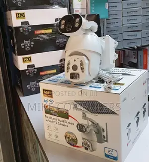 Ubox Imported 4mp Dual Lens PTZ Camera 4g Solar