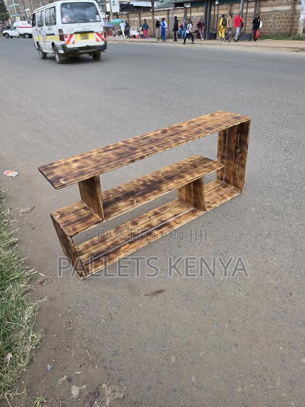 Tv Stand- Rustic ,Strong Pallet Tv Stand.