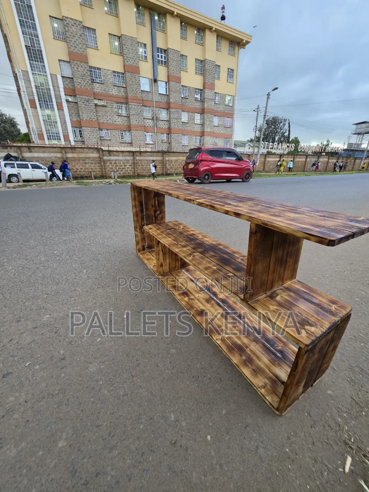 Tv Stand- Rustic ,Strong Pallet Tv Stand.