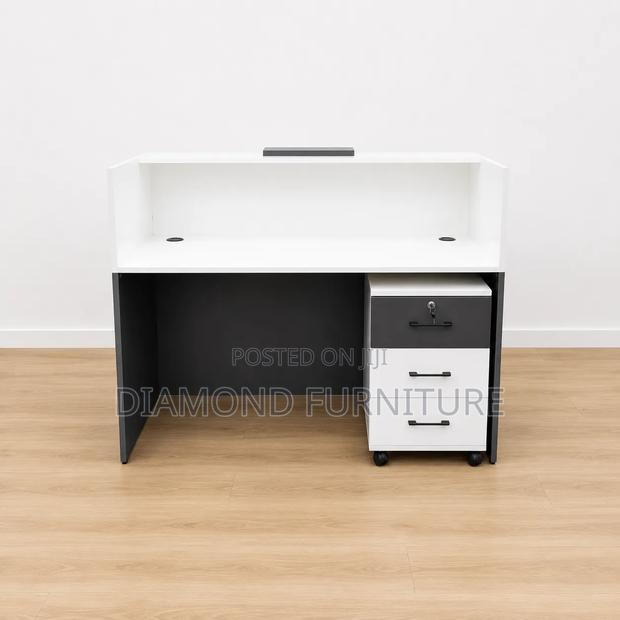 1.4m Office Reception Desk / Front Office Counter - thumbnail 3