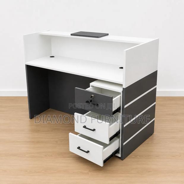 1.4m Office Reception Desk / Front Office Counter - thumbnail 4
