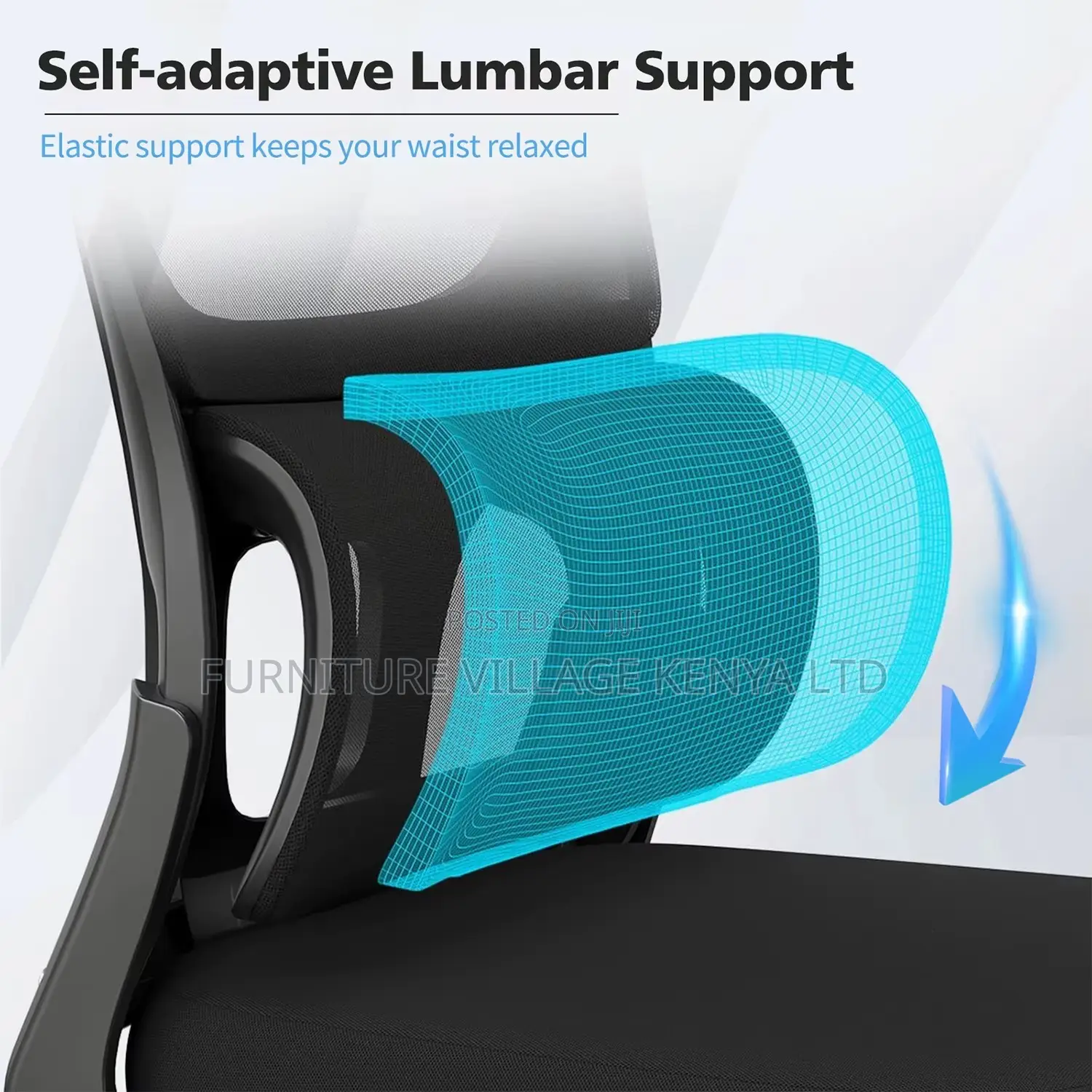 Swivel Ergonomic Mesh Seat With Flip Arms