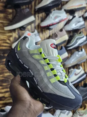 Undefeated X Nike Air Max 95 Grey Volt Sneakers
