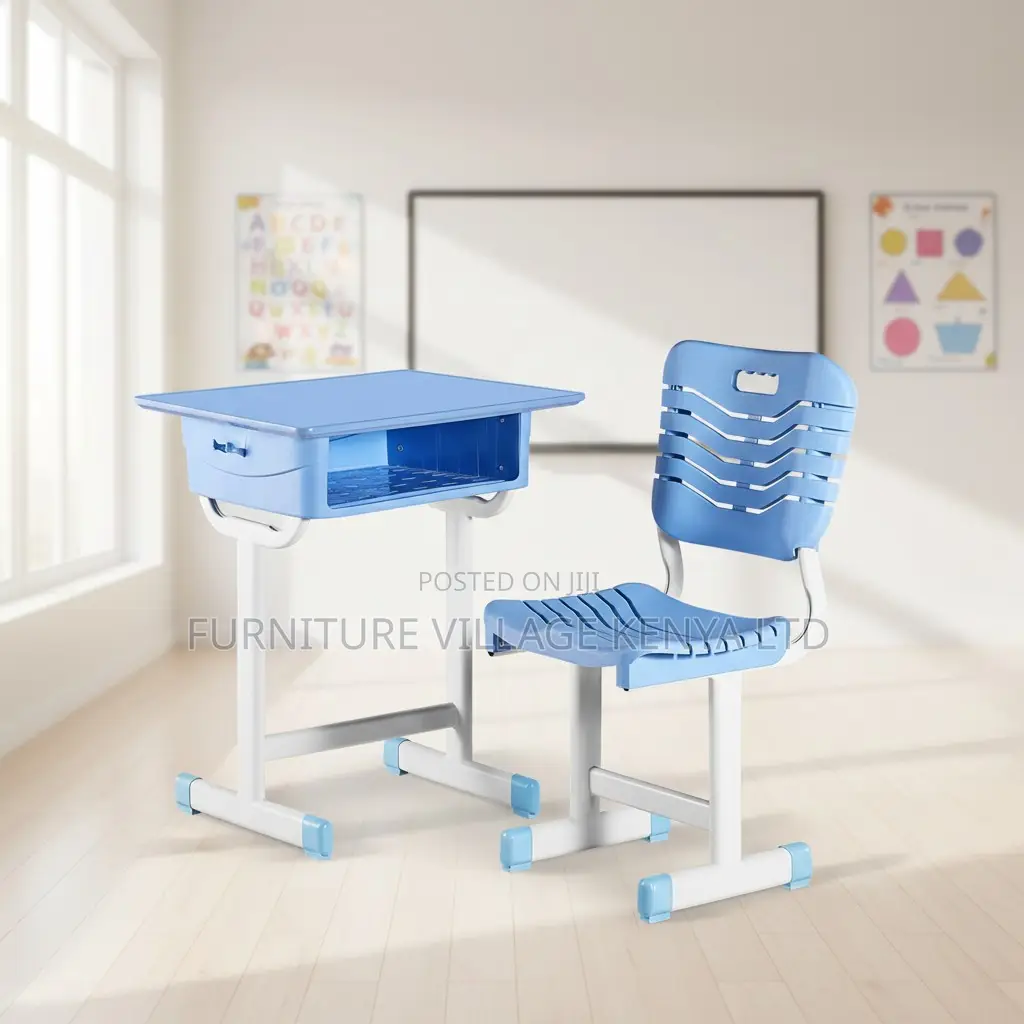 Children’S Ergonomic Study Table And Chair Set