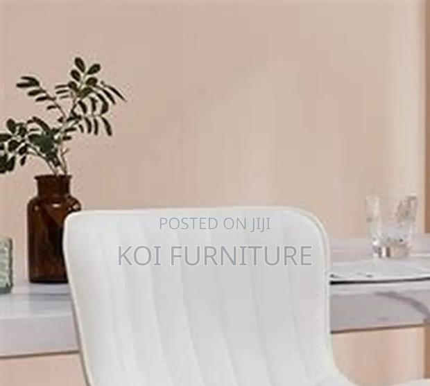 Barstools; Walouf Adjustable Leather Swivel Barstools - thumbnail 2