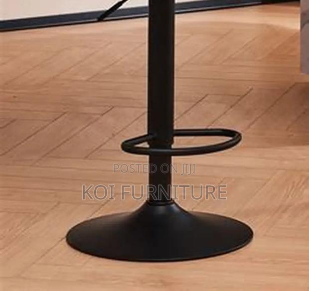 Barstools; Walouf Adjustable Leather Swivel Barstools - thumbnail 8
