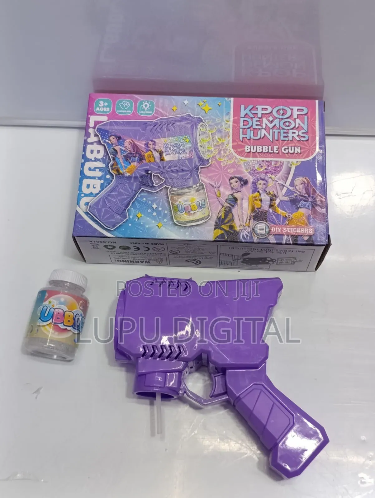 Labubu Bubble Gun. Electronic Foaming and Light
