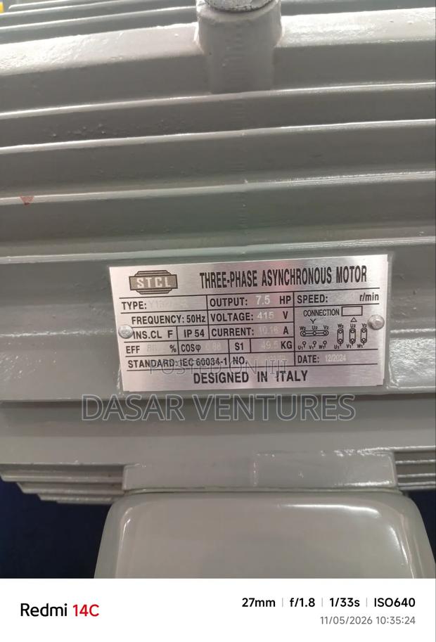 Motor 10hp High Speed Three Phase-STCL Italy - thumbnail 2