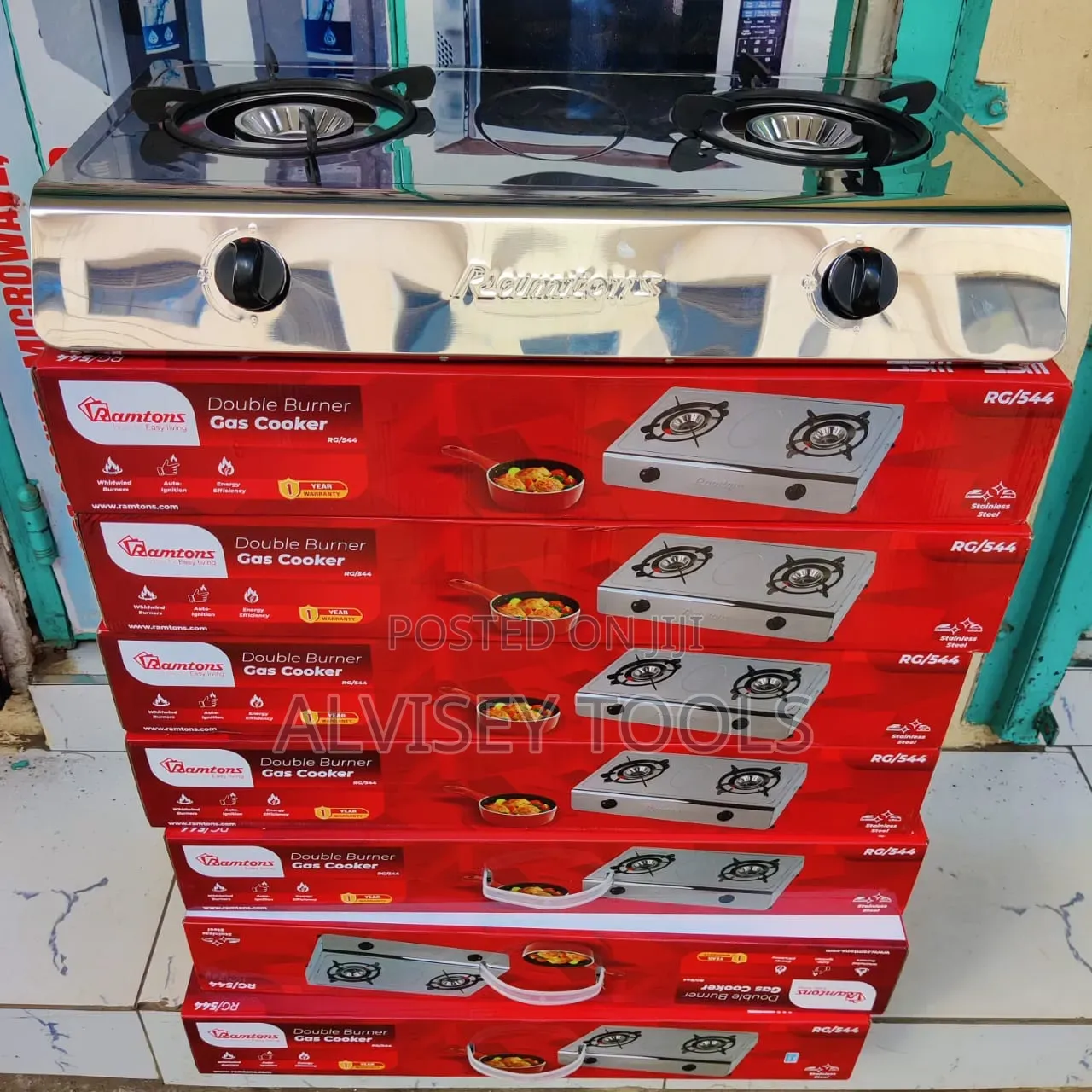 Ramtoms Stainless 2 Burner