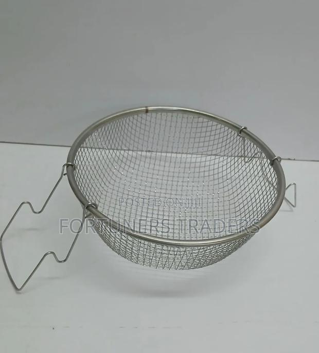 Stainless Steel Deep Frying Basket Sieve.