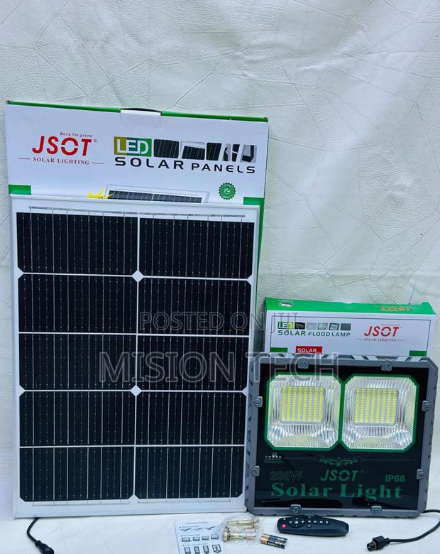 Jsot 200w Solar Floodlight Kit** - main view