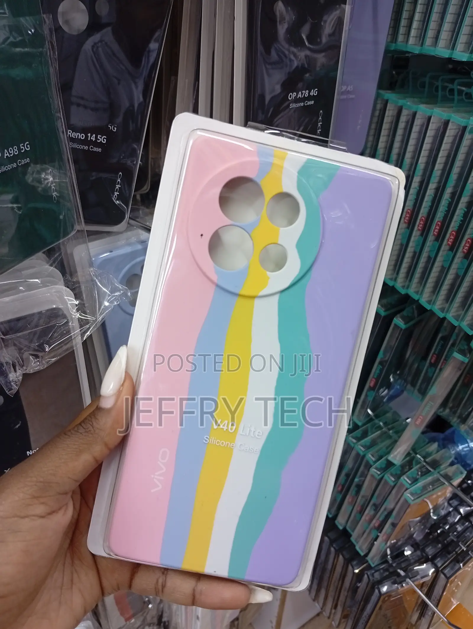 Vivo V40 Shockproof Protection and a Firm, Anti-Slip Grip Case