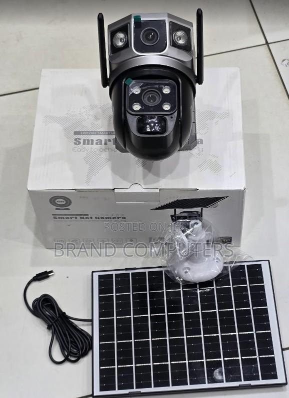 4g Dual Lens Solar CCTV Camera V380 Pro
