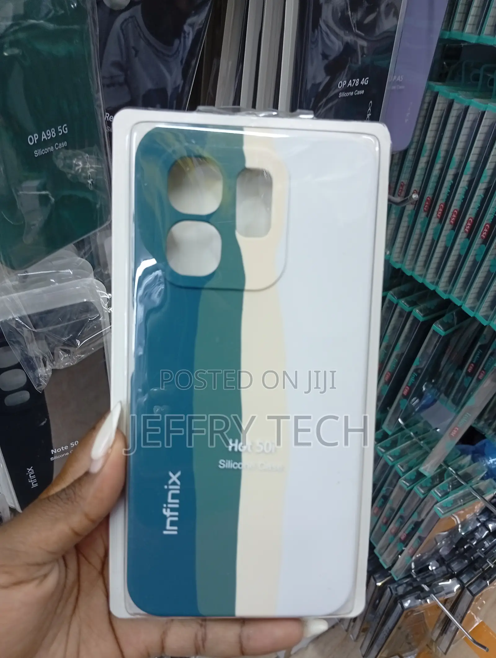 Infinix Hot 50i Branded Phone Case.
